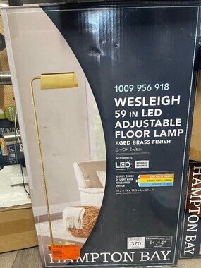Wesleigh 59in LED Adjustable Floor Lamp
